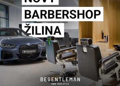 Od 3. júla 2023 môžete v našich priestoroch nájsť aj váš obľúbený Begentleman Barber & Store