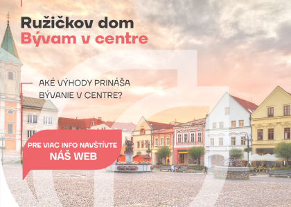 Bývam v centre